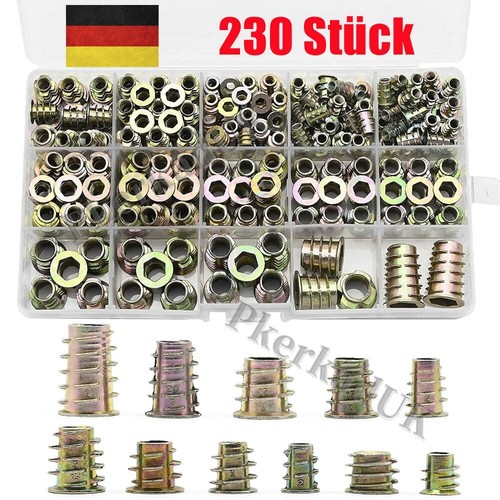 230 stück einschraubmutter - 230,